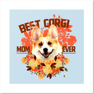 Best corgi mom Posters and Art